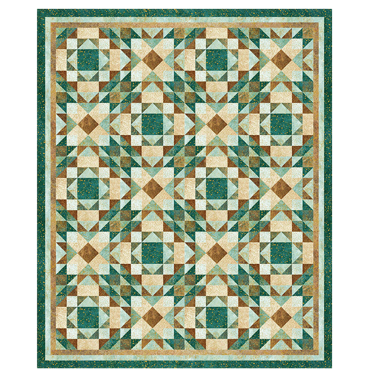 Cactus Flowers Quilt Pattern