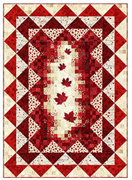 Ripple Effect Stonehenge Oh Canada Throw Quilt Kit