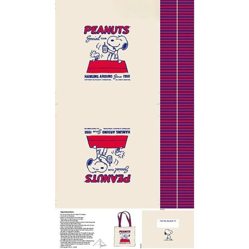 Peanuts Cream Bag Panel