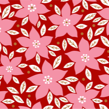 Sugar Plum Poinsettia Elegance