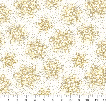 O' Christmas Tree Shimmer White Snowflakes