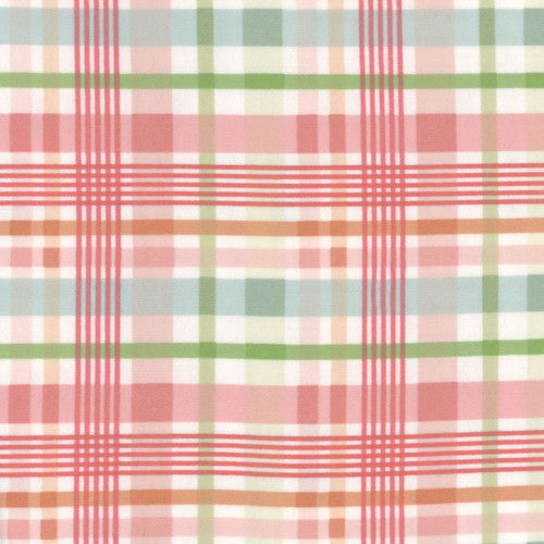 Love You to the Moon Flannel Plaid - Multi