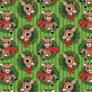 Rudolph the Red-Nose Reindeer 9 Pc. Fat Quarter Bundle