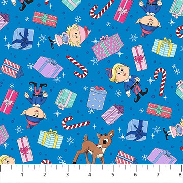 Rudolph the Red-Nose Reindeer Blue Presents