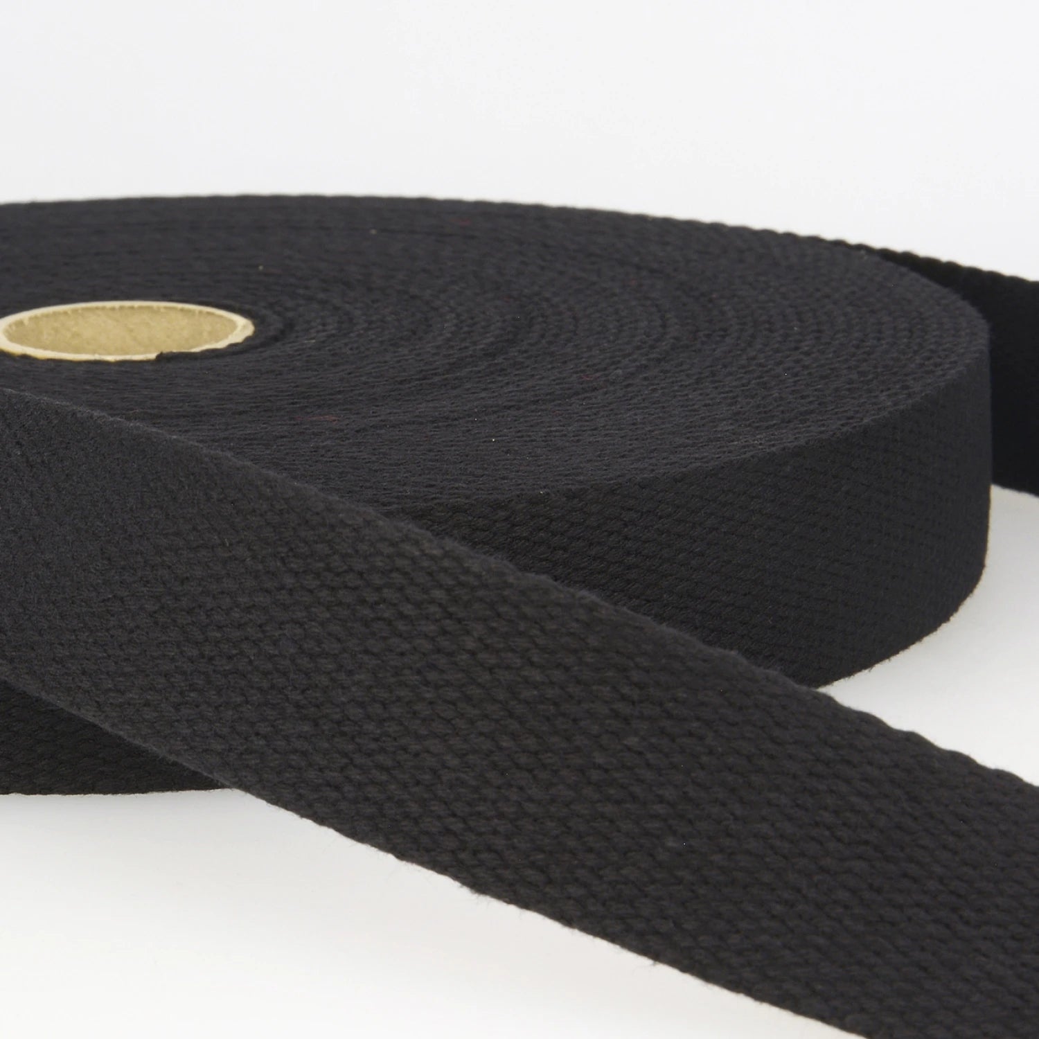 Cotton Webbing Black 40mm