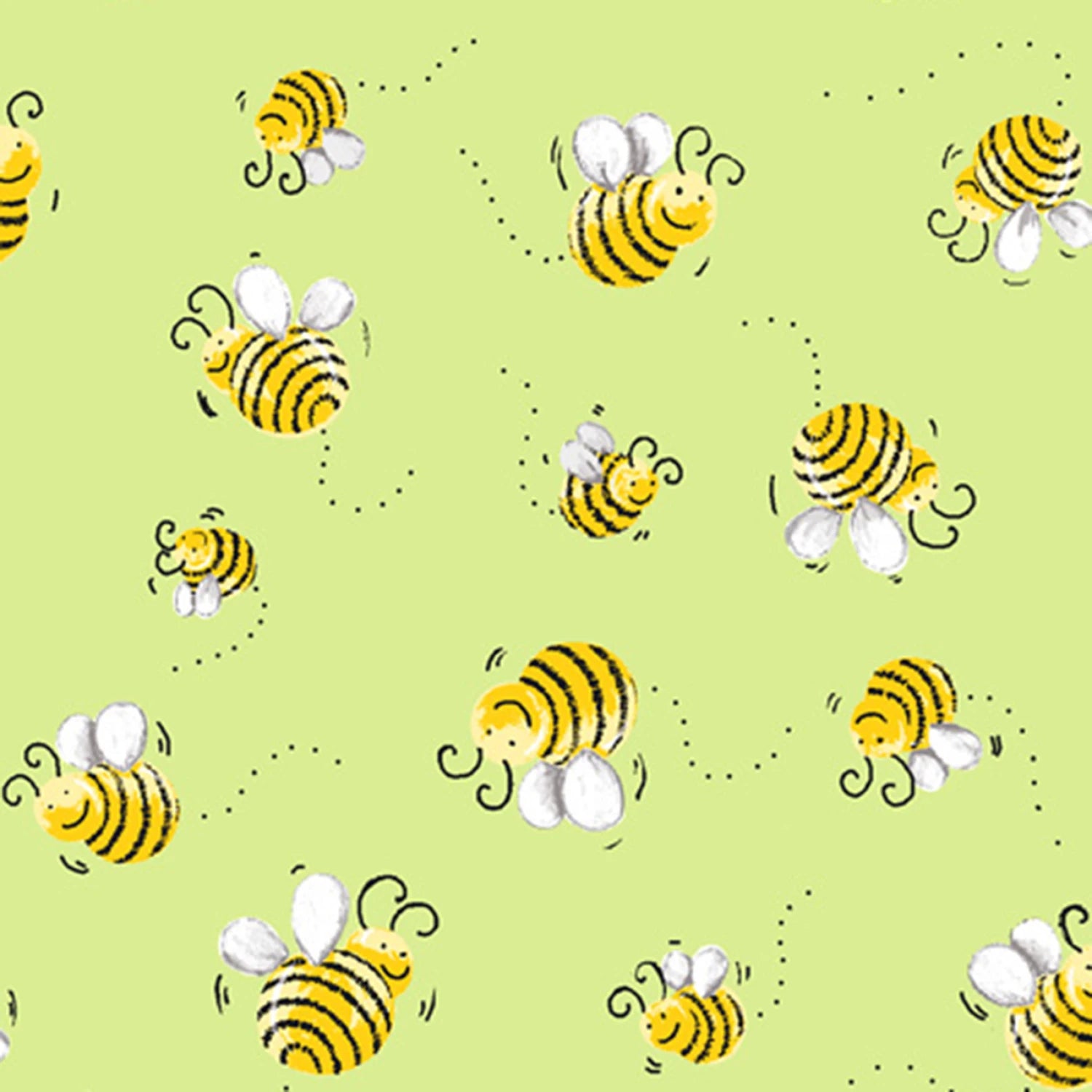 Susy Bees Greens with Yellow Bees