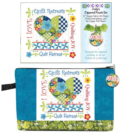 Zipper Pouch Set Quilt Retreat Joy
