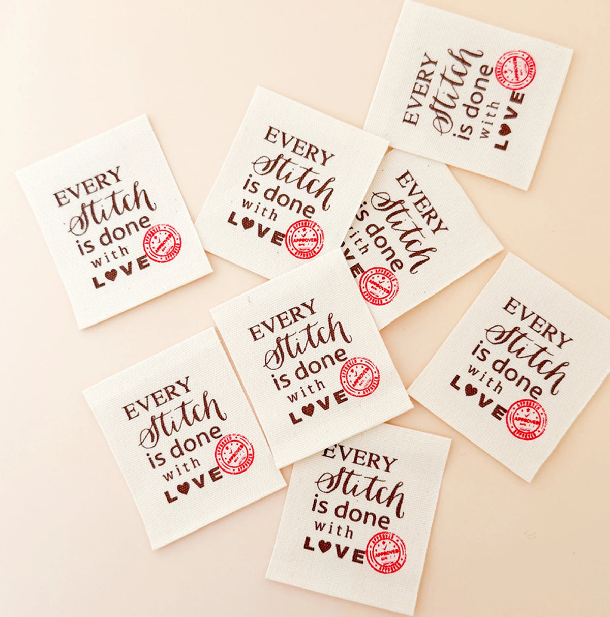Every Stitch Cotton Labels - Minki Kim