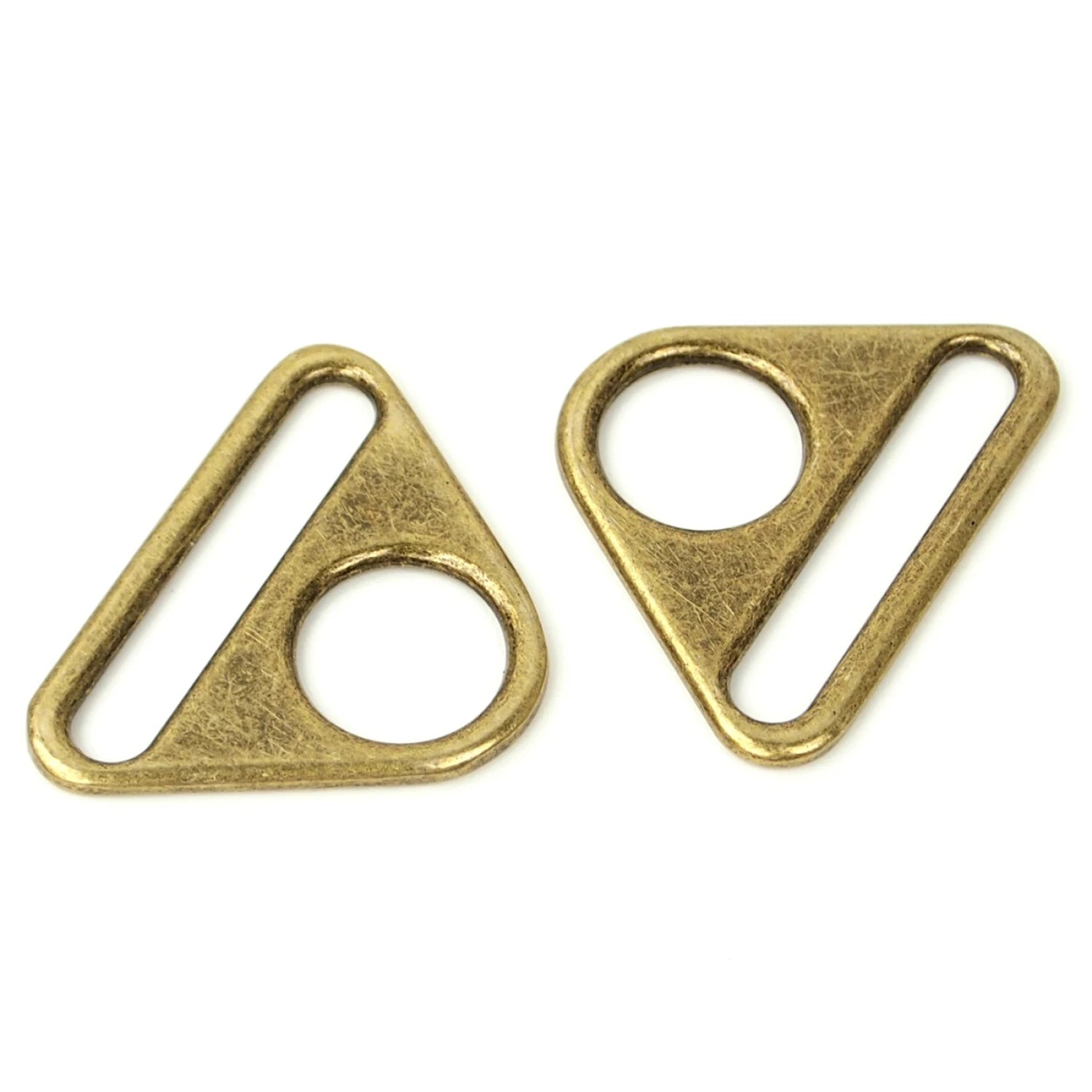 Triangle Rings -  1 1/2" Gunmetal