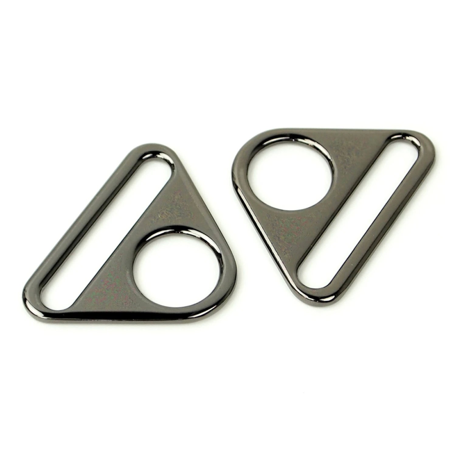 Triangle Rings -  1 1/2" Gunmetal