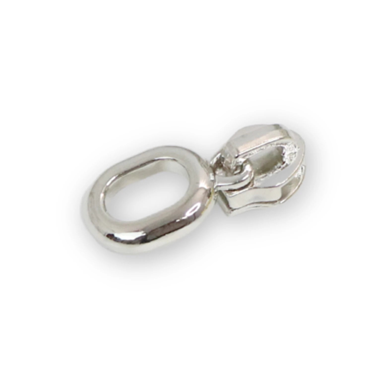 Oval Nickel - 4 pc. #5 Zipper Pulls