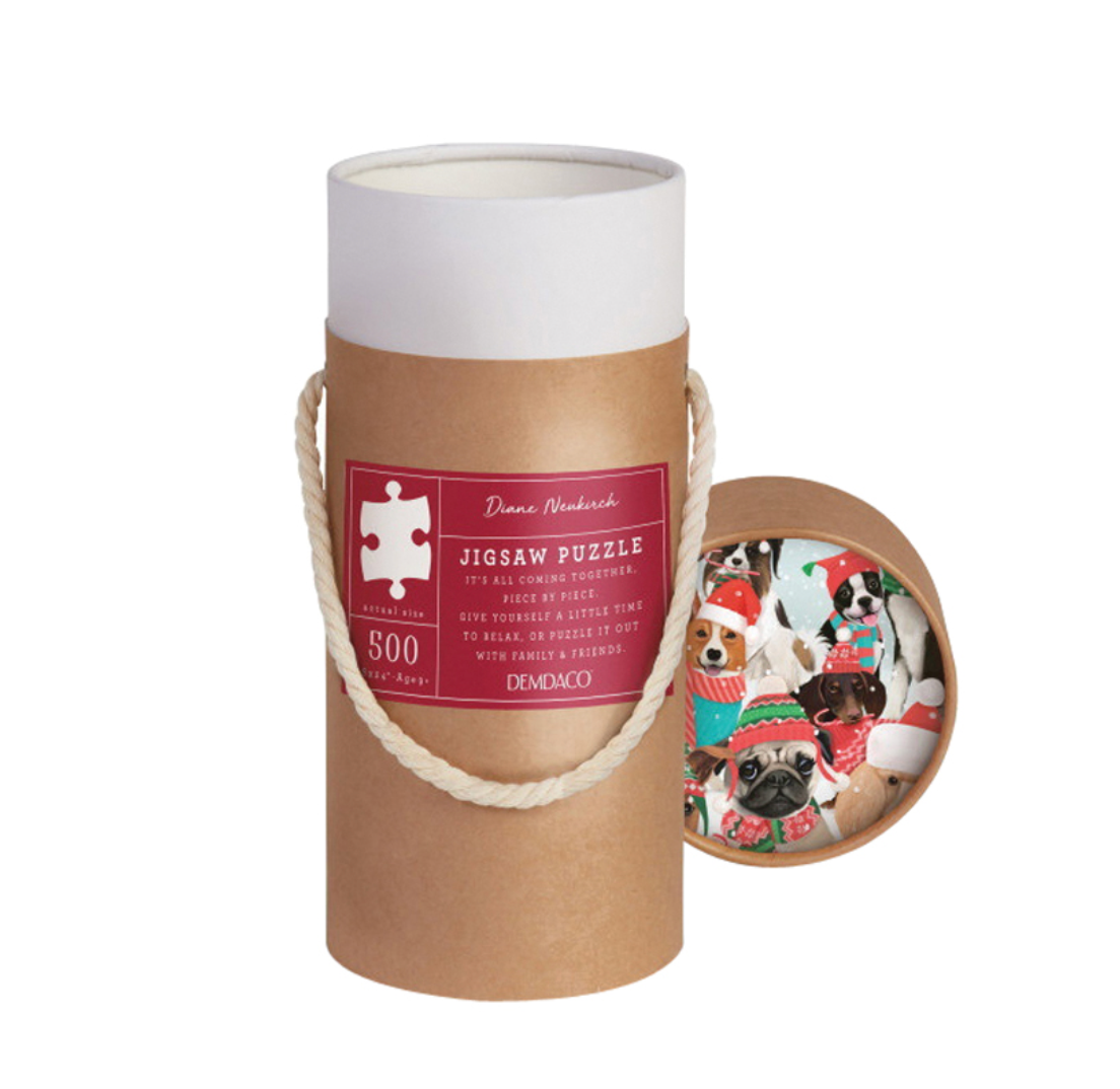 Dogs of Christmas Large Jigsaw Puzzle