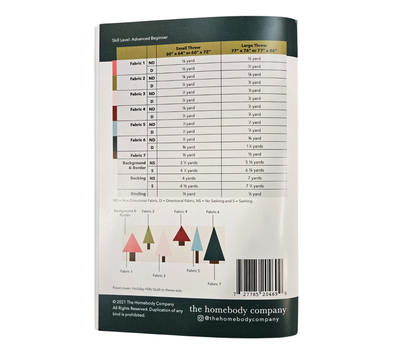 Holiday Hills - Quilt Pattern
