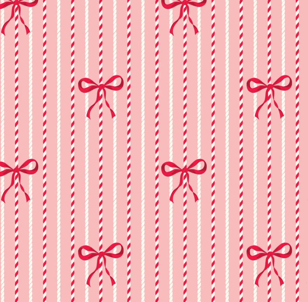 Baubles & Bows Bow Stripe