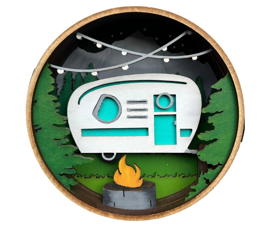 Glamping Paint by Layers Kit