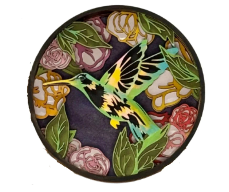 Hummingbird Garden Paint by Layers Kit
