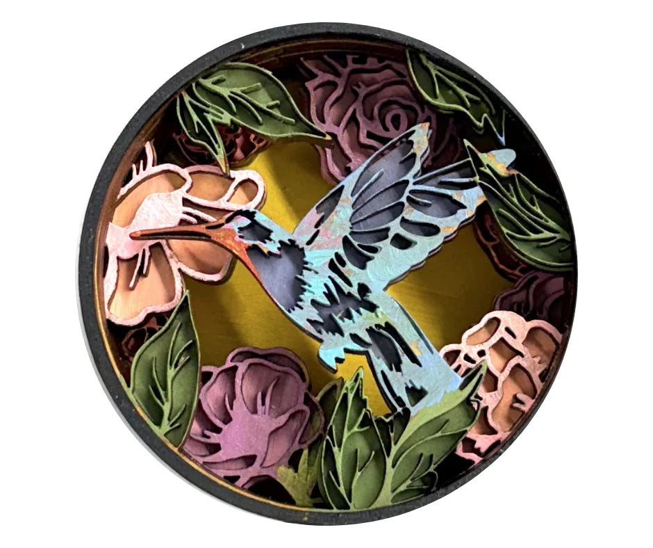 Hummingbird Garden Paint by Layers Kit