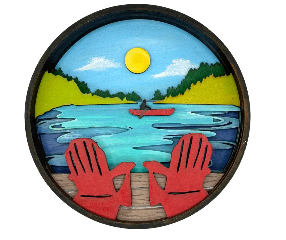 Lake Life Paint by Layers Kit