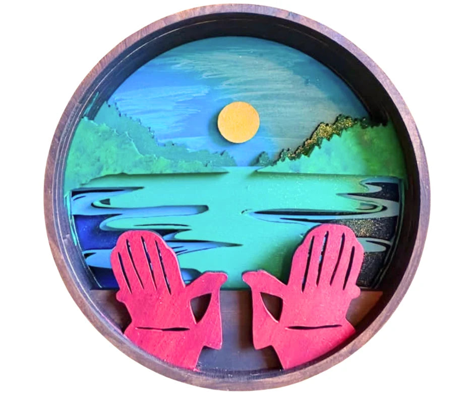 Lake Life Paint by Layers Kit