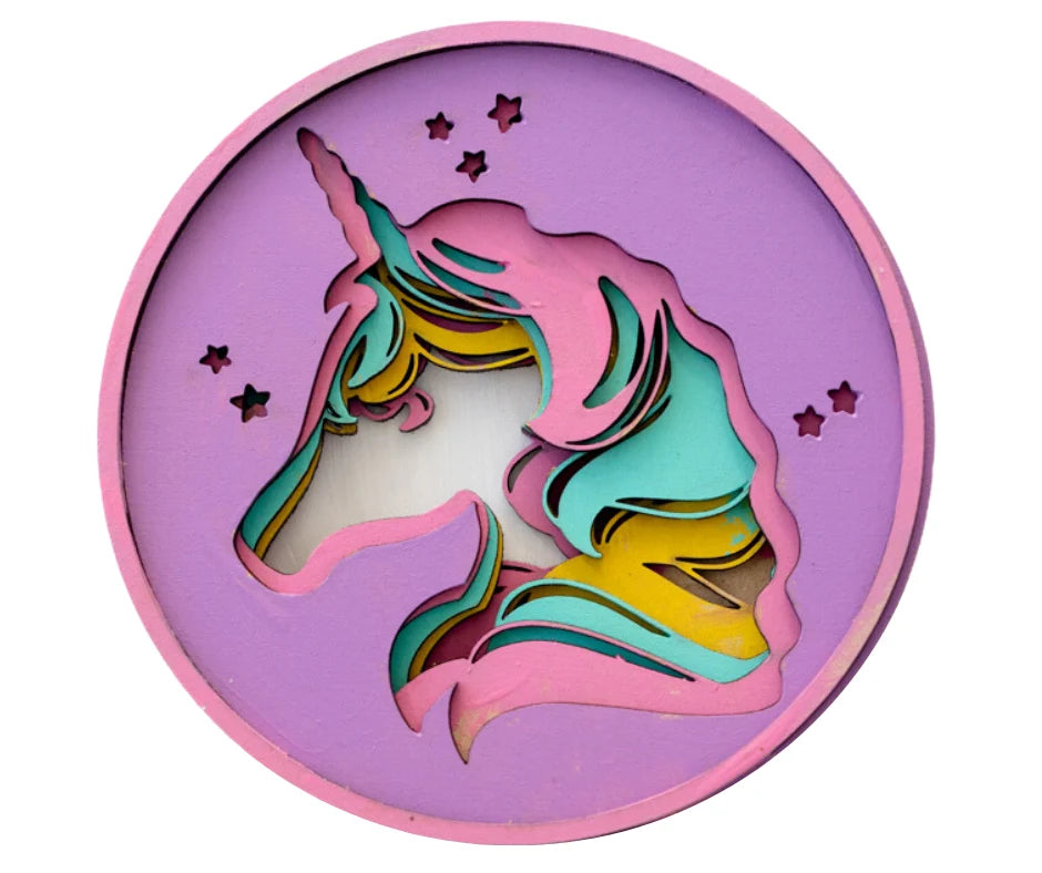 Unicorn Paint by Layers Kit