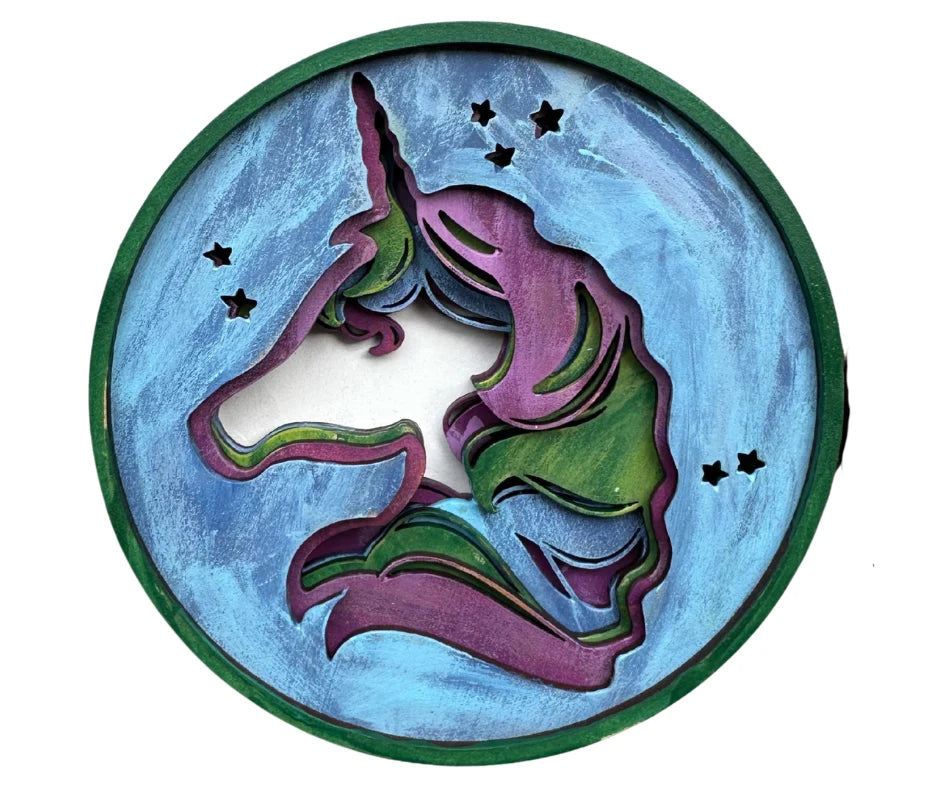 Unicorn Paint by Layers Kit