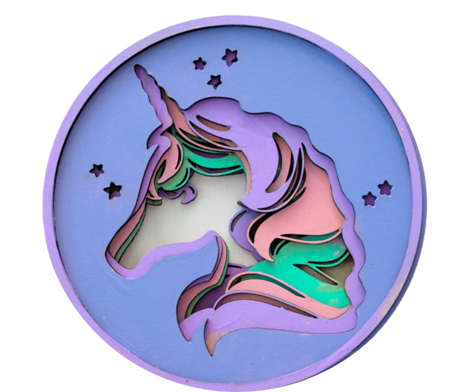 Unicorn Paint by Layers Kit