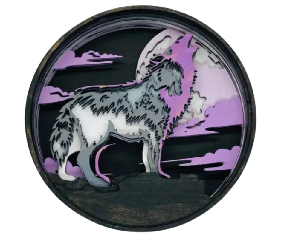 Wolf Shadow Paint by Layers Kit