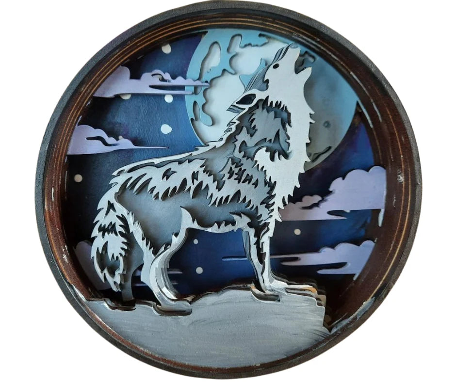 Wolf Shadow Paint by Layers Kit
