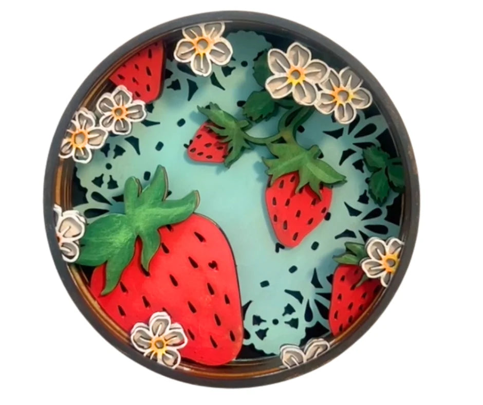 Strawberry Kisses Paint by Layers Kit