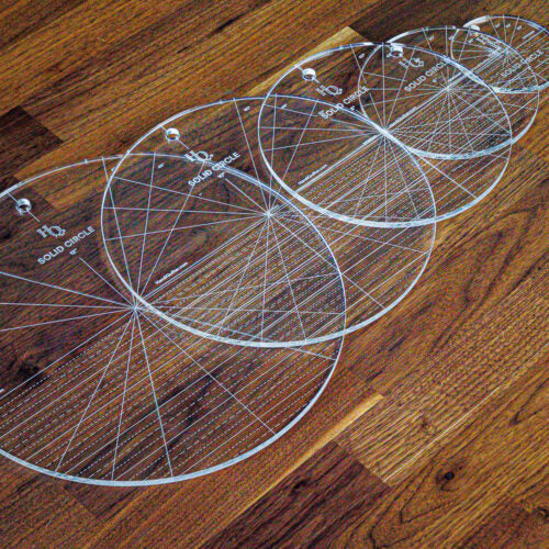 Handi Quilter Solid Circles Set of 5 Ruler