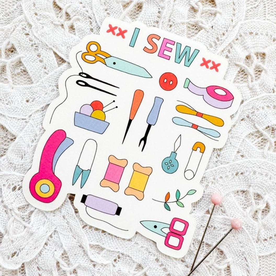 I Sew - Sticker