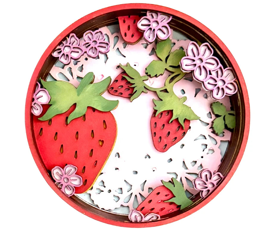 Strawberry Kisses Paint by Layers Kit