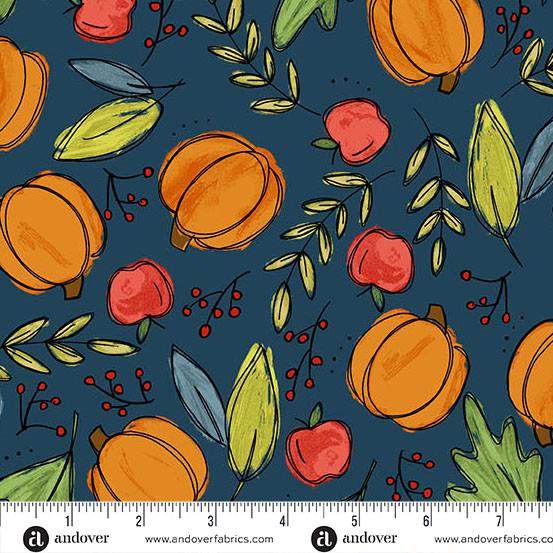 Harvest Home Bountiful Harvest - Navy