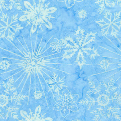 Snowflakes Ice Batik