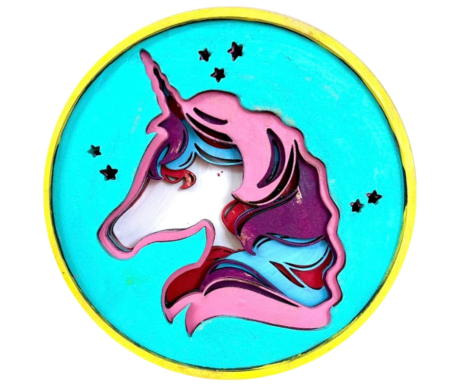 Unicorn Paint by Layers Kit