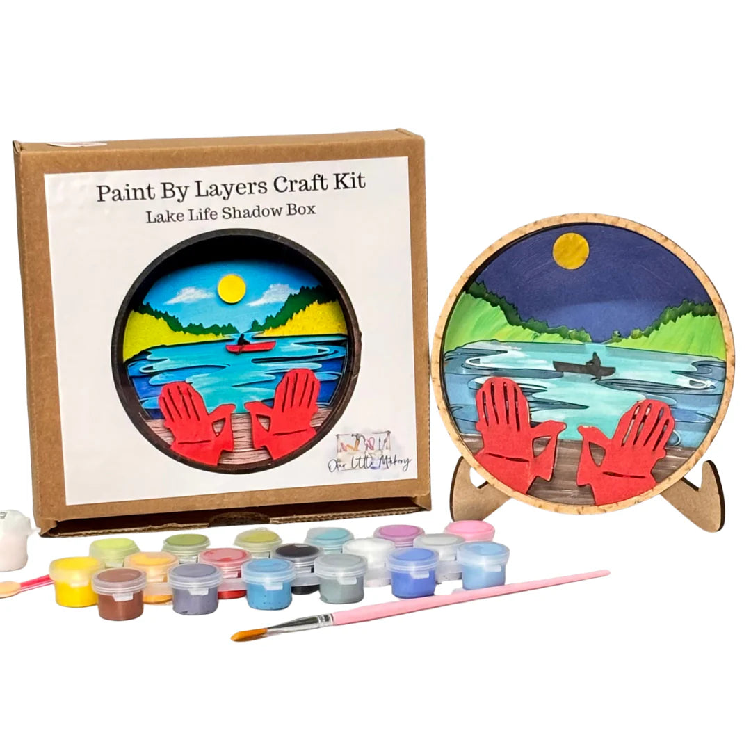 Lake Life Paint by Layers Kit
