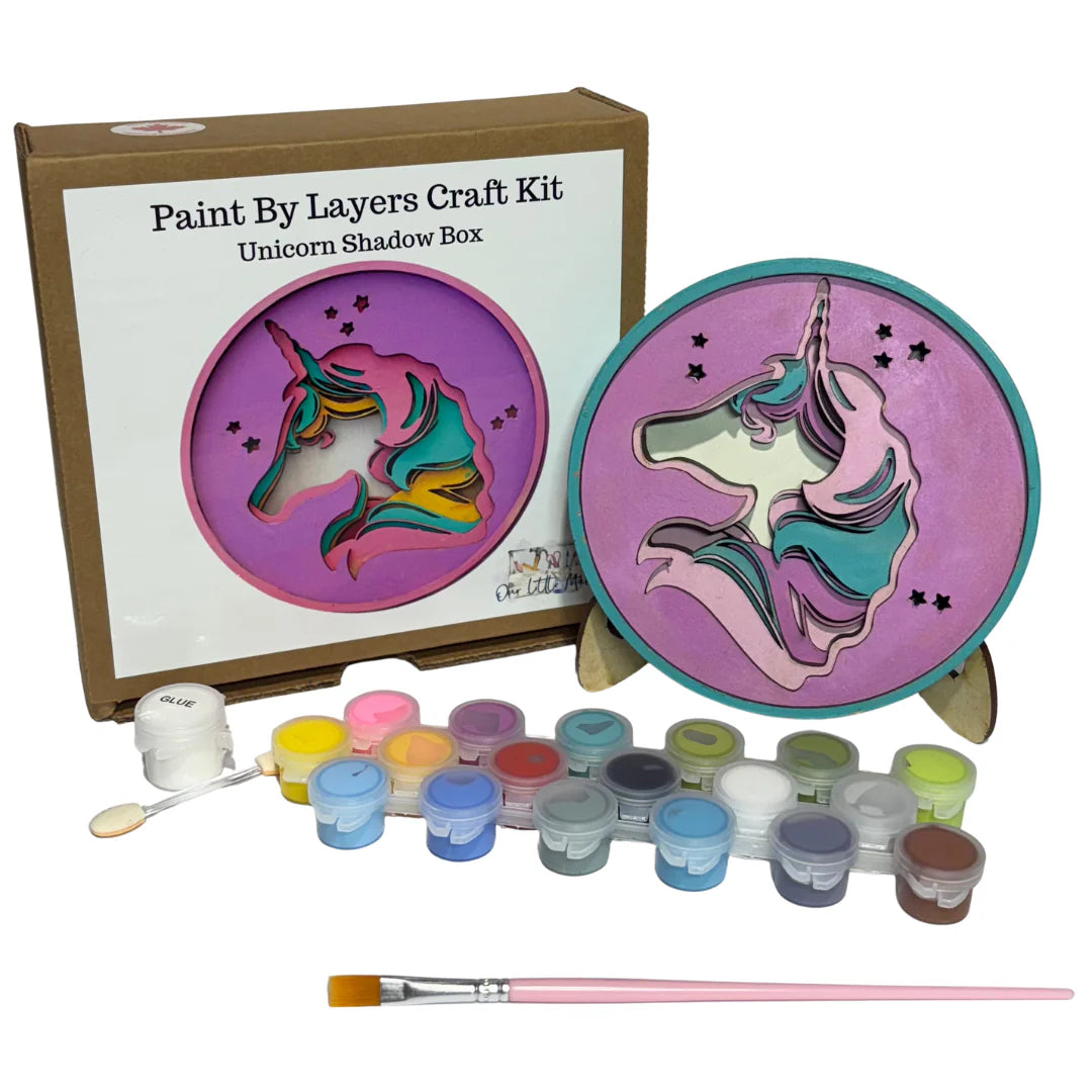 Unicorn Paint by Layers Kit