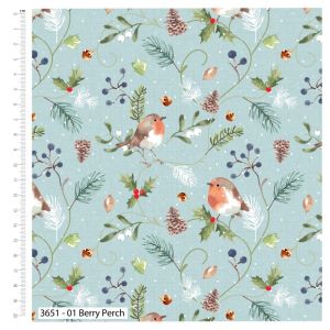 Feathered Foliage Berry Perch