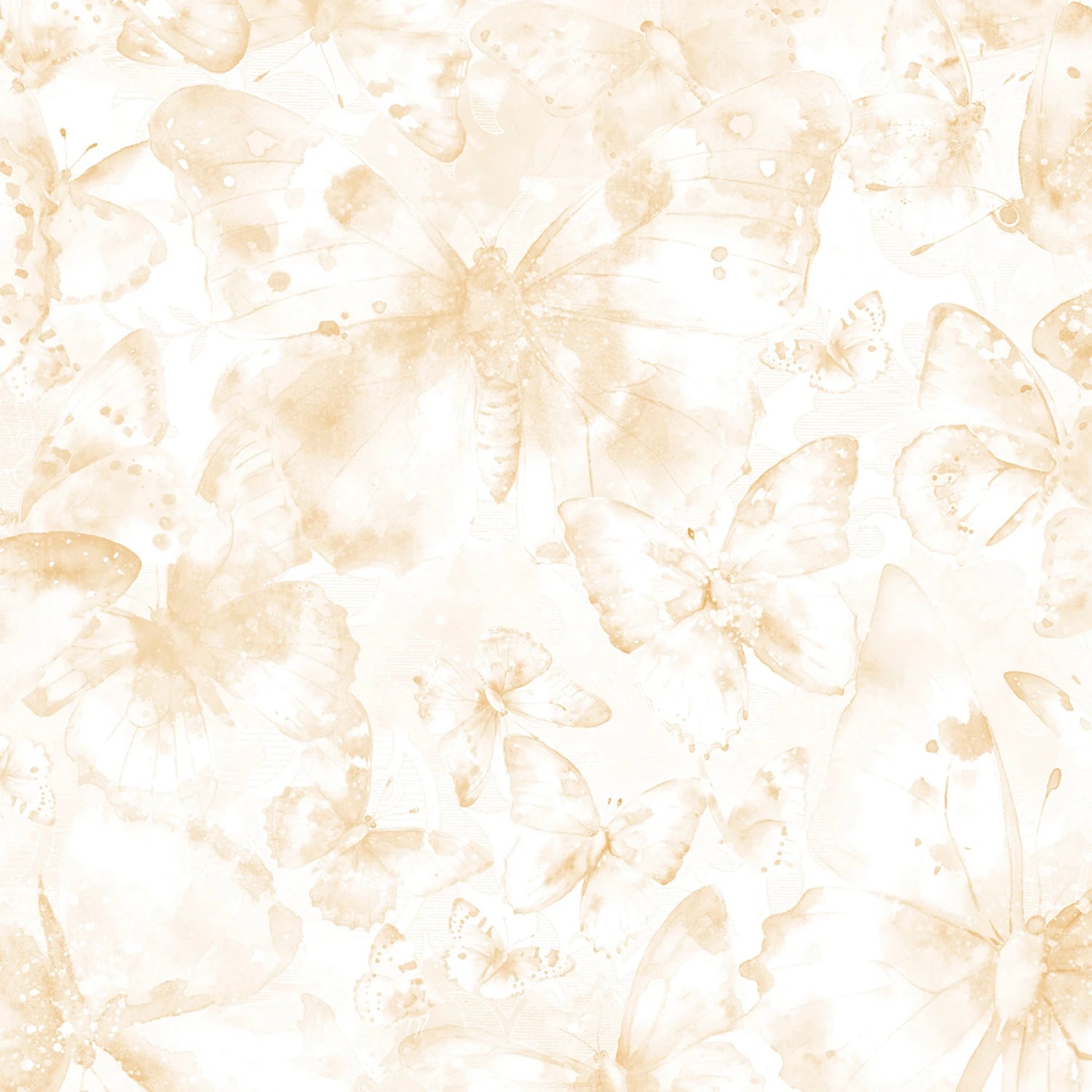 Flight of Fancy Butterflies - Yellow Cream
