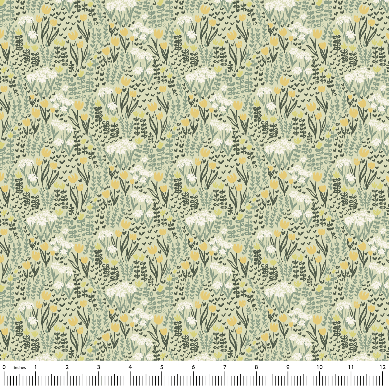 Pioneer Days Wildflower Waltz-Green
