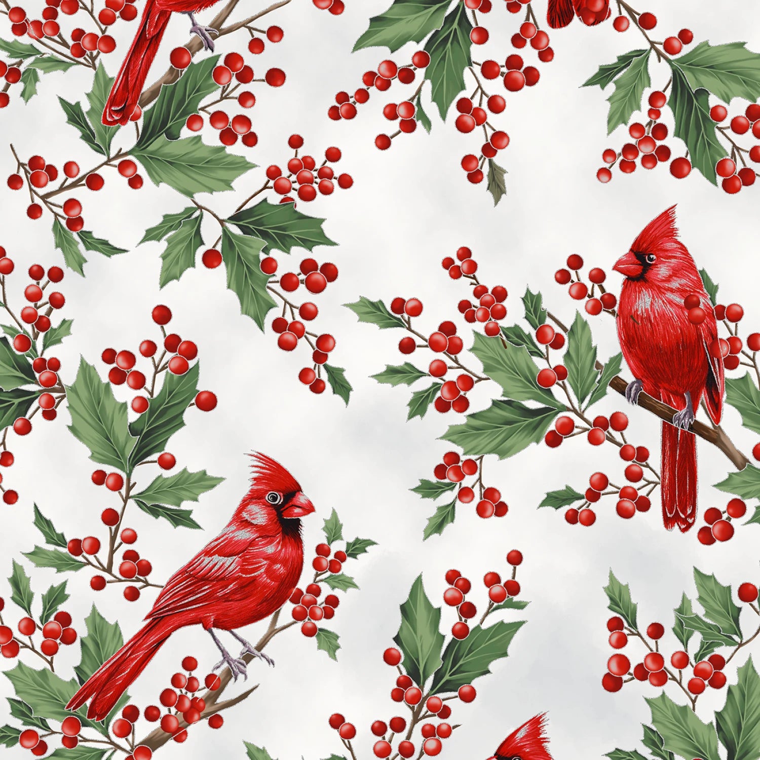 Christmas Wish December Cardinals - Silver