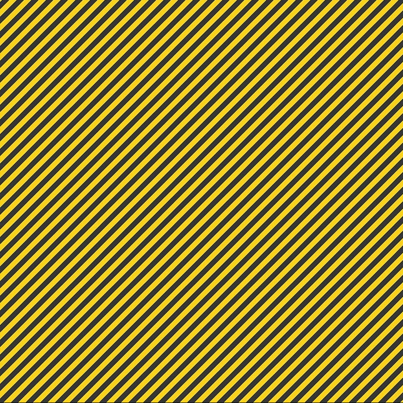 Little Builders Construction Stripes - Yellow