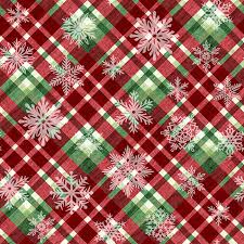 Hometown holiday Plaid with Snowflake