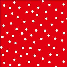 Dotted Red with White Dots