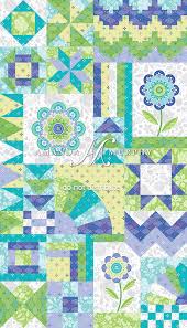 Frolic Blossom Block Panel Lake