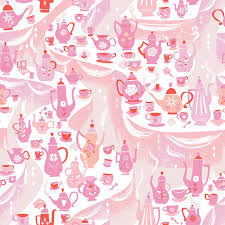 Down the rabbit hole Pink Tea Pots