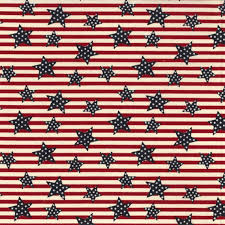 Tossed Stars on Stripes