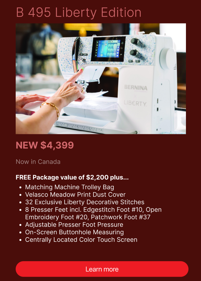 BERNINA B495 Liberty Edition