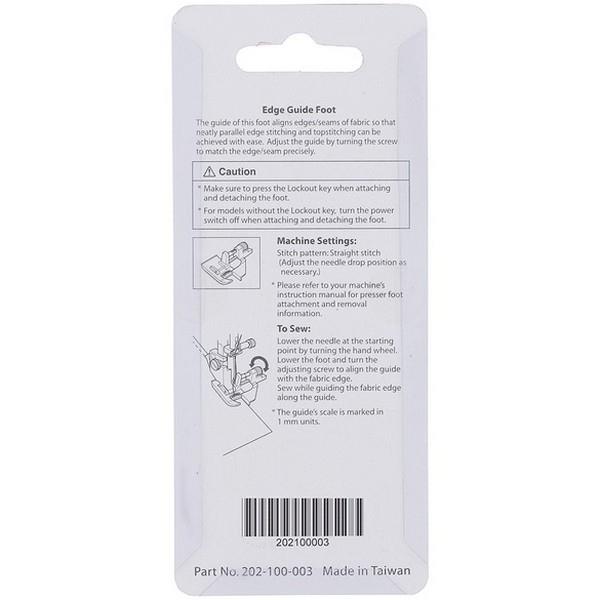 Janome Edge Guide Foot 9mm
