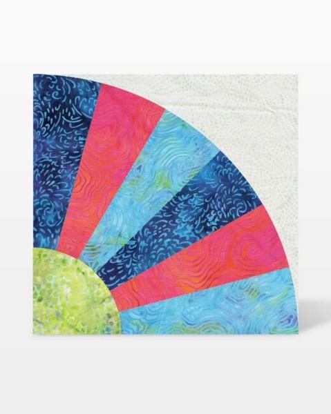 GO! Grandmother's Fan 9" Finished Block on Board